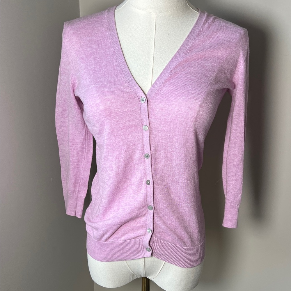 Old Navy Pink Button-Up Cardigan
